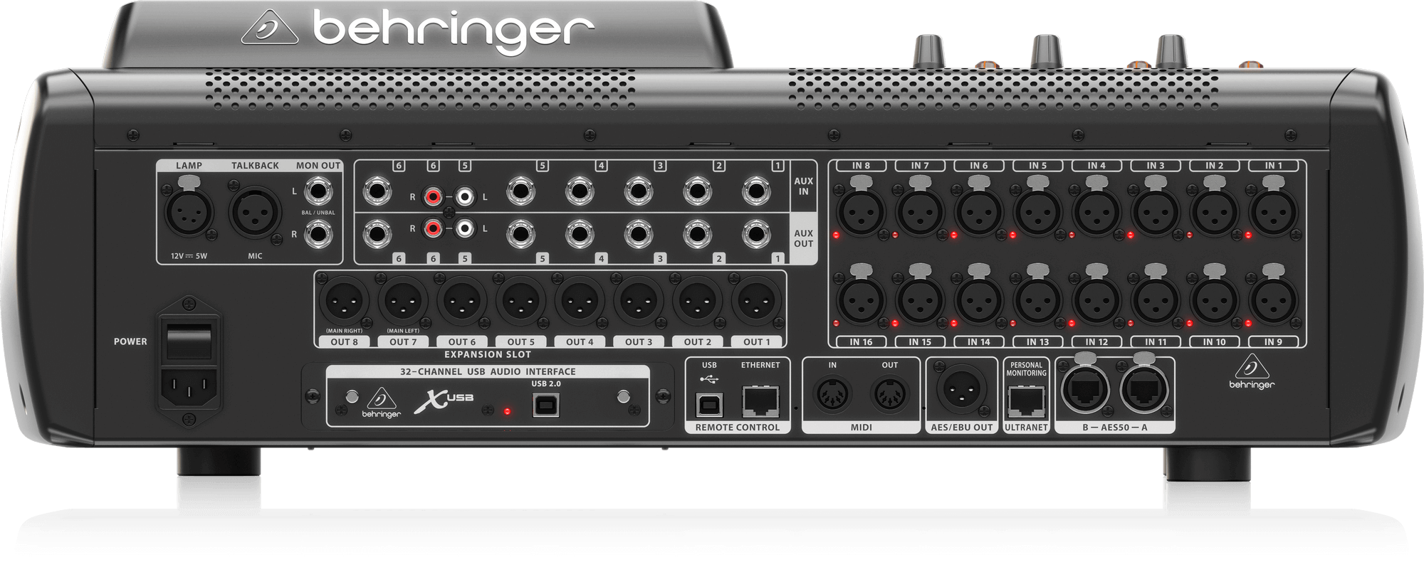 Location Console de mixage numérique - Behringer X32 Compact à rennes
